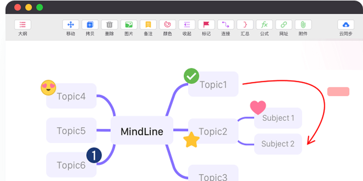 MindLine思维导图Mac版