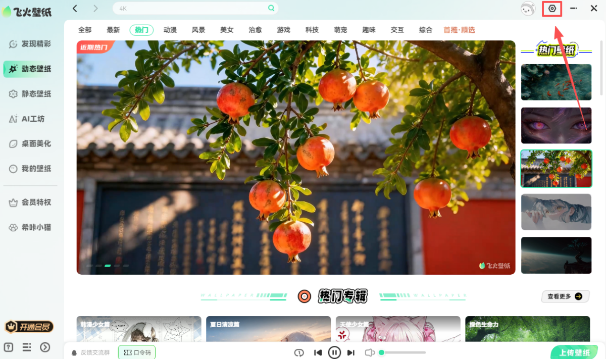 飞火动态壁纸