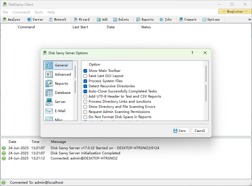 Disk Savvy Server 32λ