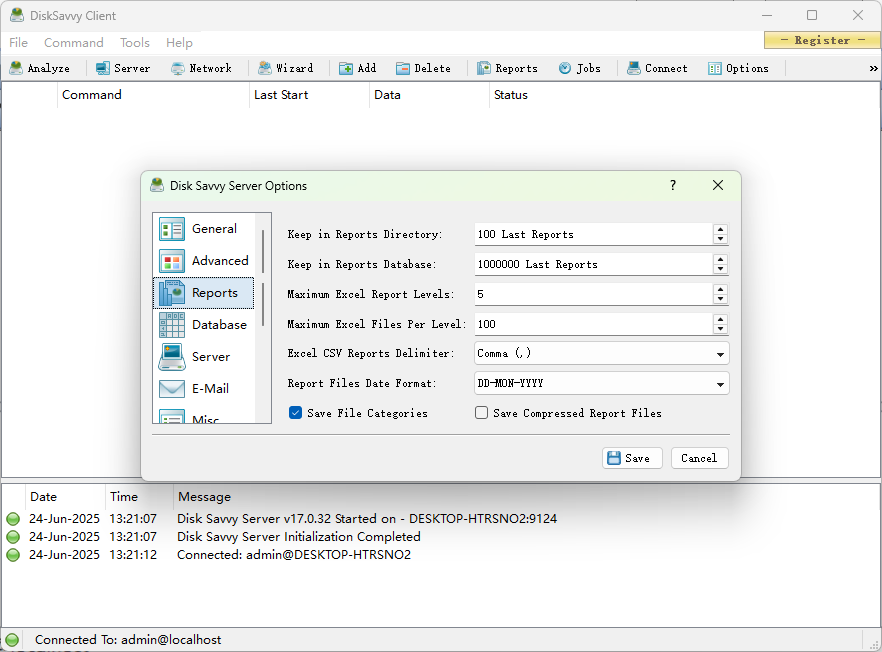 Disk Savvy Server 32λ